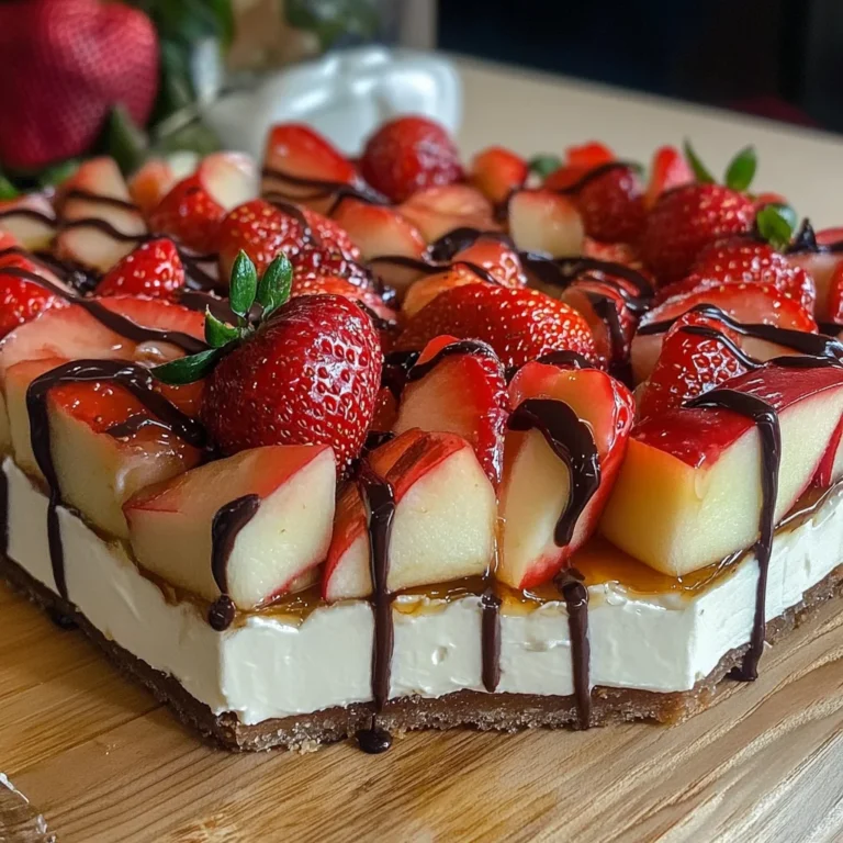 Apple and Strawberry Dessert Harmony