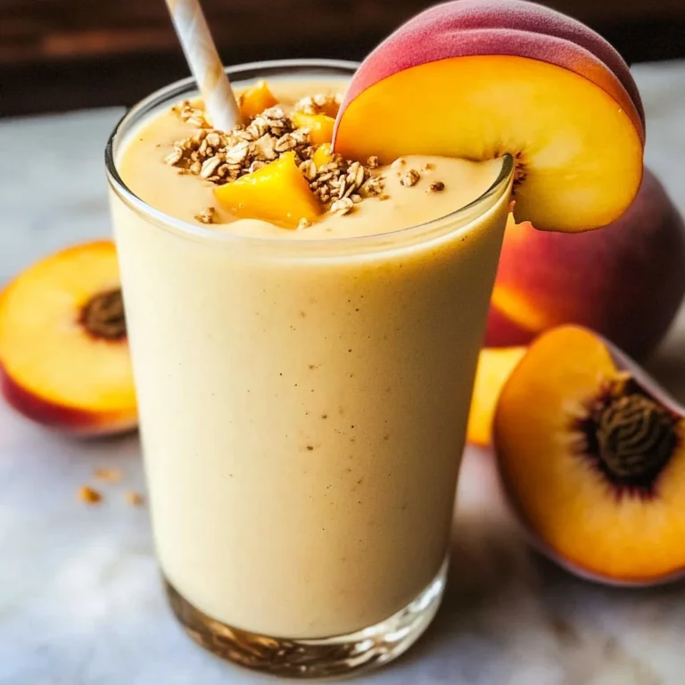 Banana Peach Smoothies