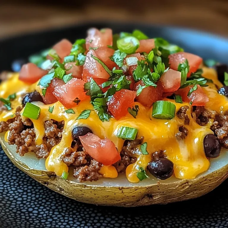 Cheesy Taco Potatoes