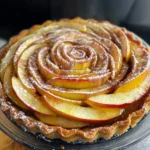 Cinnamon Roll Apple Rose Tart