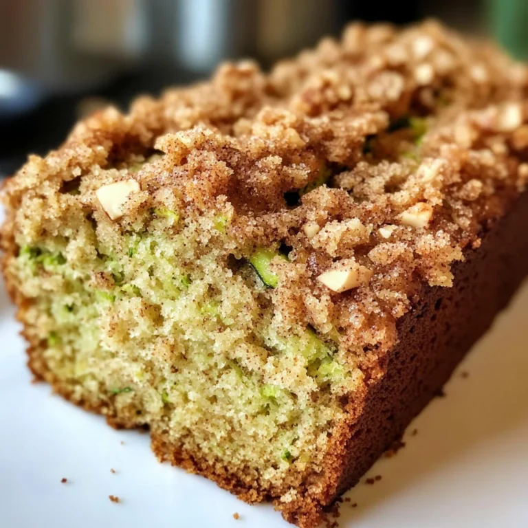 Cinnamon Streusel Topped Zucchini Bread Bakery Style: A Stunning Loaf