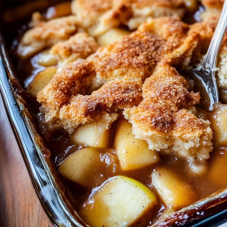 Easy Recipe for Apple Cobbler
