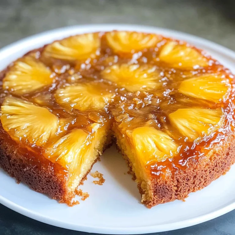 Fresh Pineapple Upside Down Cake