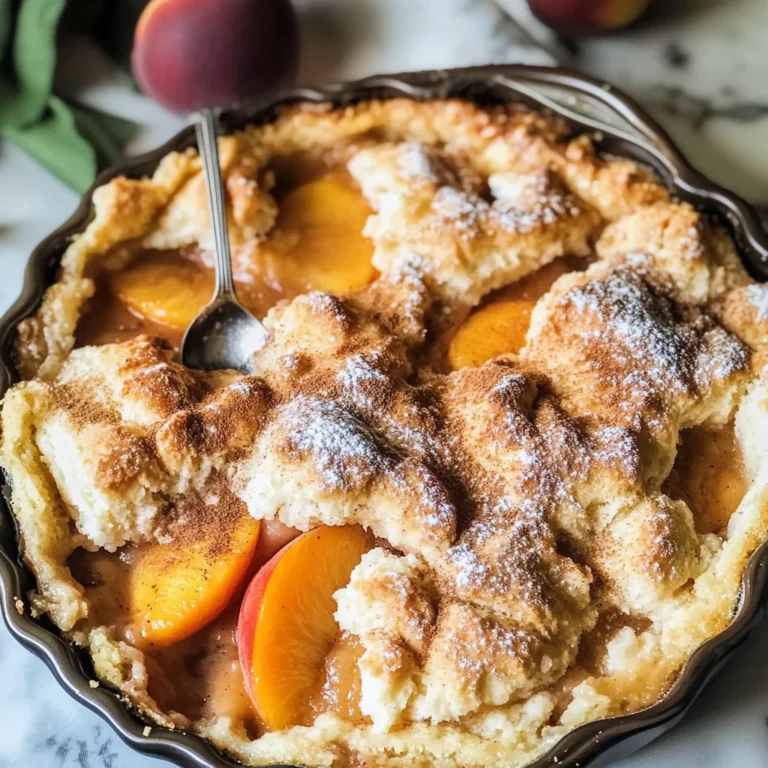 Gramma's Peach Cobbler