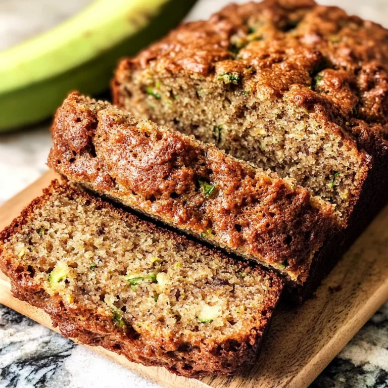 Healthy Zucchini Banana Bread