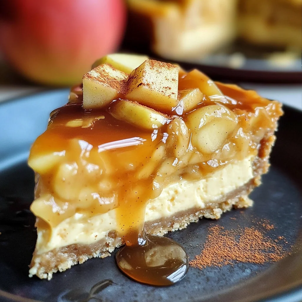 Karamell-Apfel-Käsekuchen