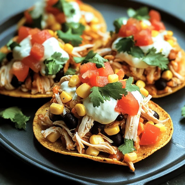 Mexican Rotisserie Chicken Tostadas