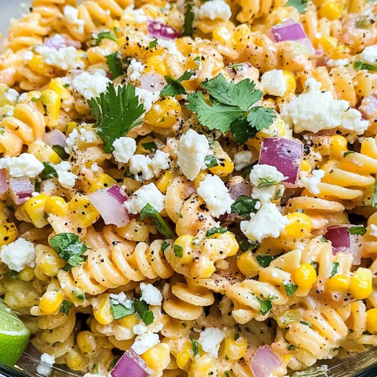 Mexican Street Corn Pasta Salad