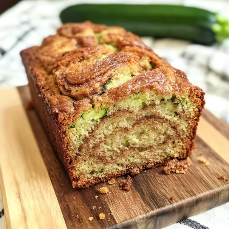Moist and Delicious Cinnamon Swirl Zucchini Bread