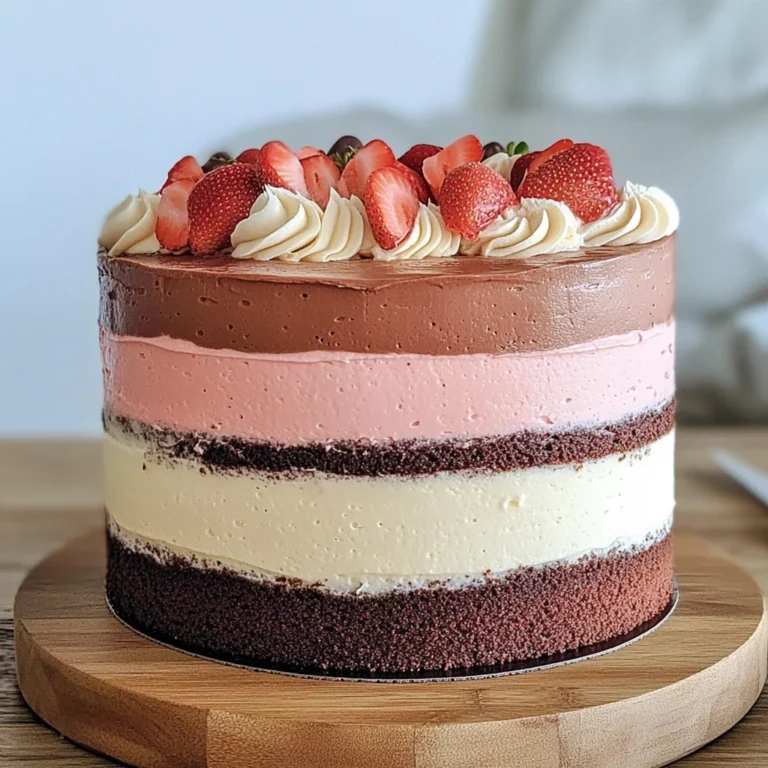 Neapolitan Cake