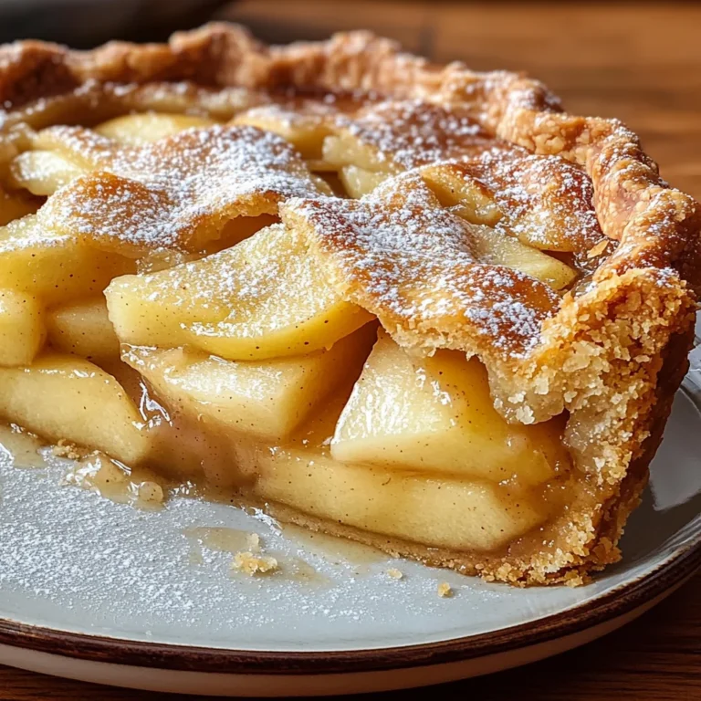 Pastel Alemán con Relleno de Manzana