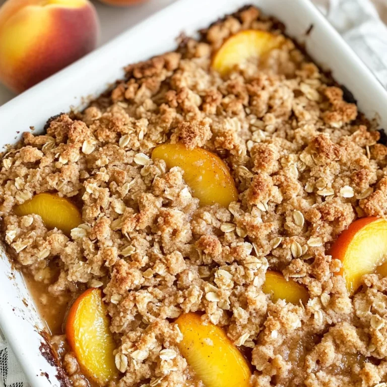 Peach Crisp