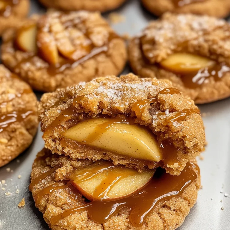 Salted Caramel Apple Pie Cookies