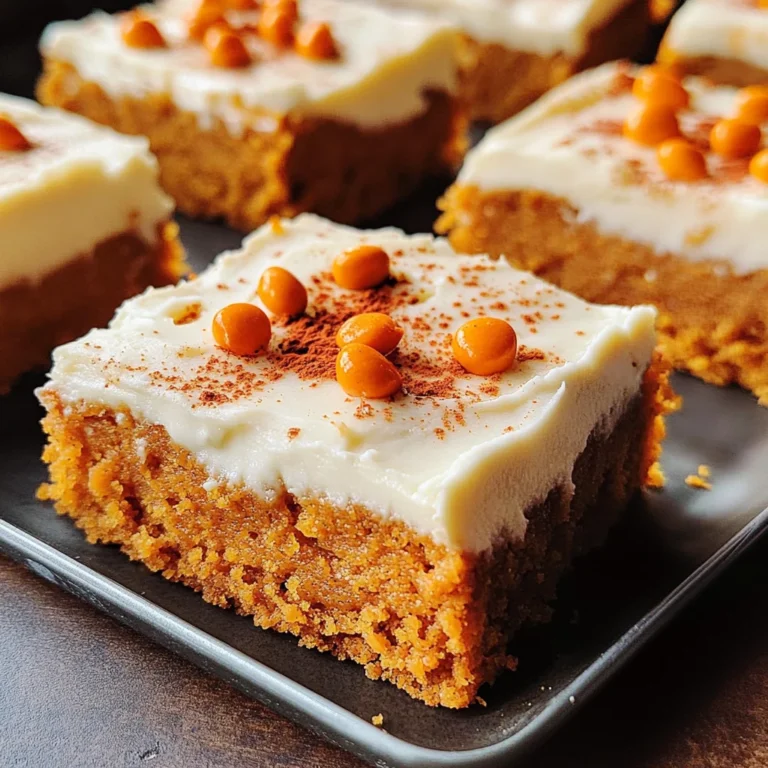 Sheet Pan Libby's Pumpkin Bars