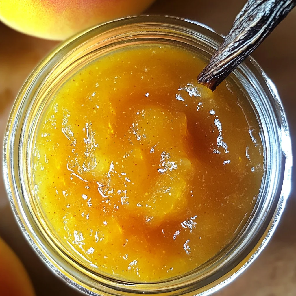 Small Batch Vanilla Peach Jam