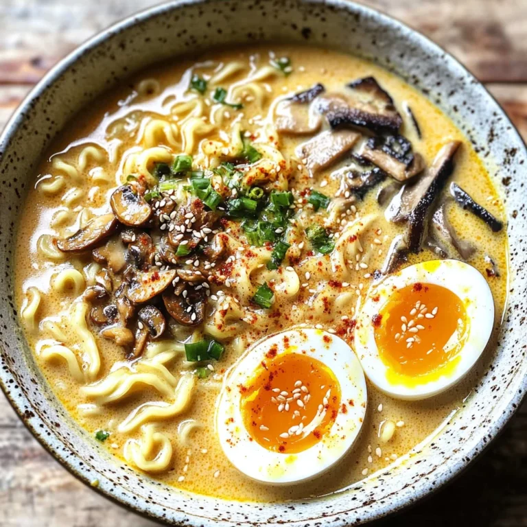 Spicy Coconut Curry Ramen