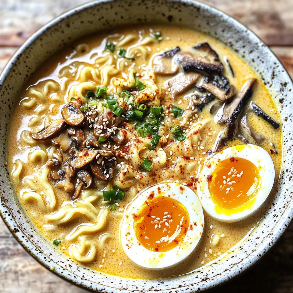 Spicy Coconut Curry Ramen