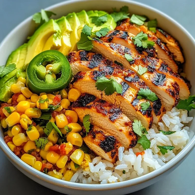 Street Corn Chicken Rice Bowl
