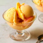 The Best Peach Sorbet Without Ice Cream Maker