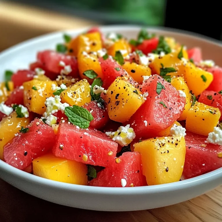The Peach Watermelon Salad That Tastes Like Summer