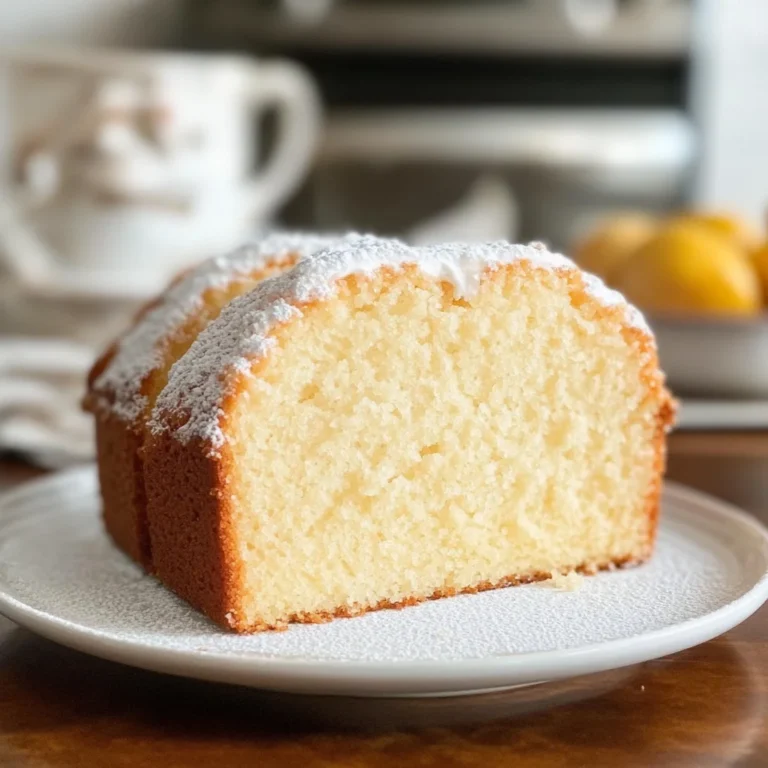 Vanilla Pound Cake Recipe