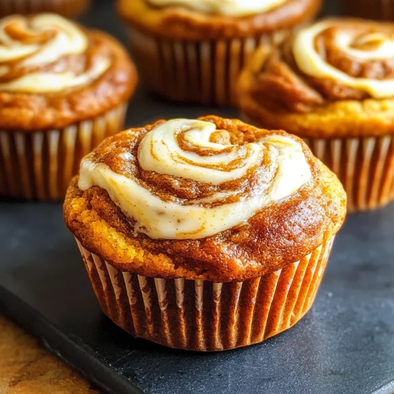 Best Swirled Pumpkin Cream Cheese Muffins