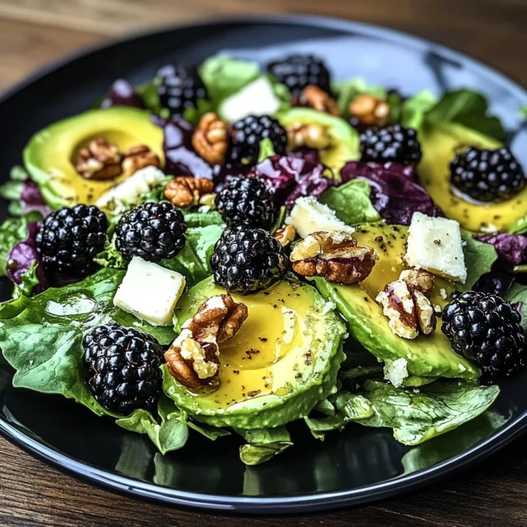 Blackberry Avocado Salad