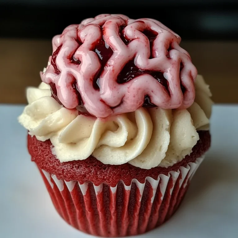 Bleeding Brain Cupcakes