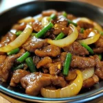 Chinese-Style Stir-Fried Beef with Sweet Onions