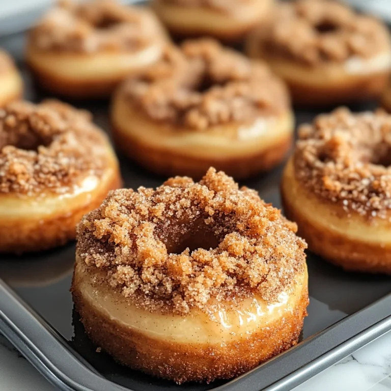 Coffee Cake Donuts