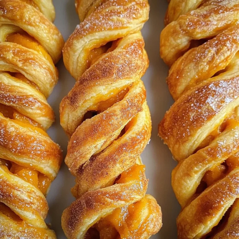 Easy Pumpkin Pie Twists