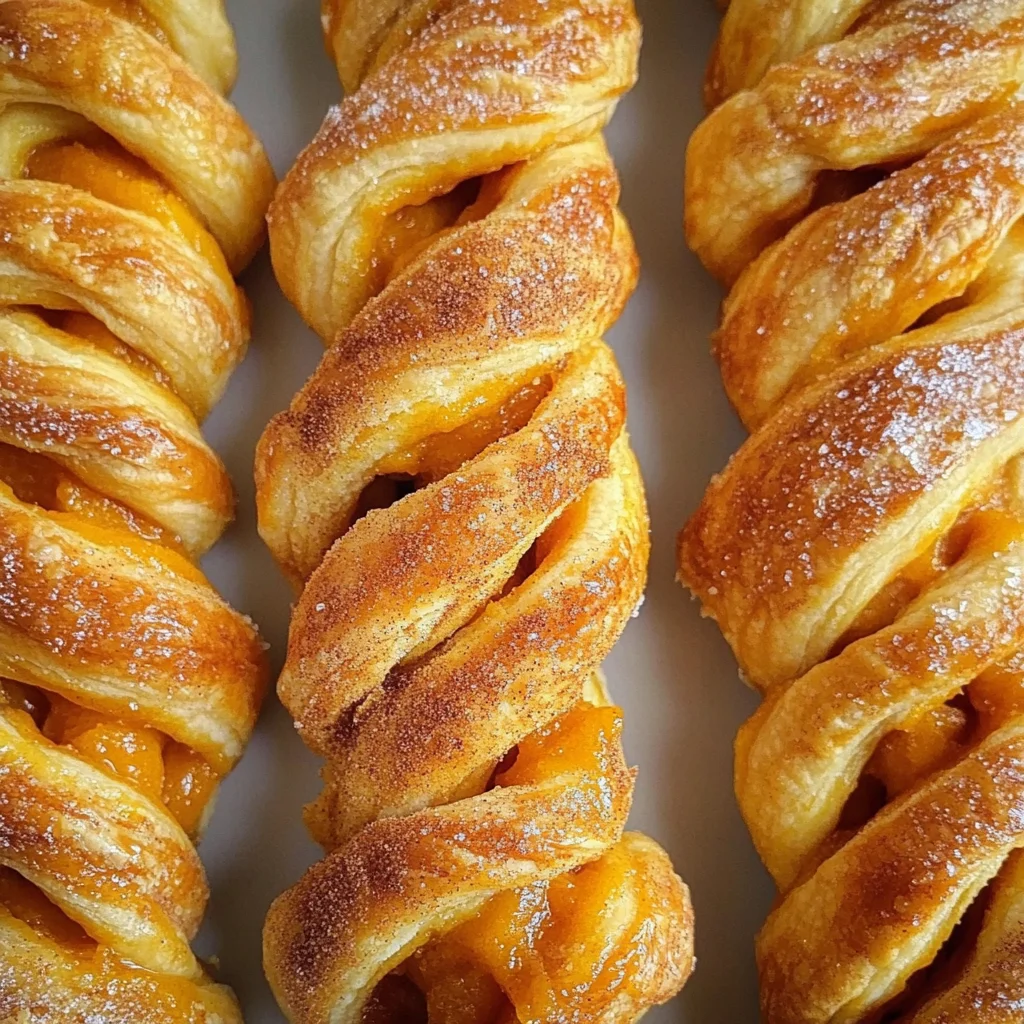 Easy Pumpkin Pie Twists