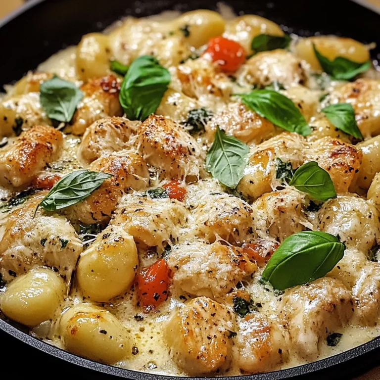 Garlic Chicken Gnocchi Skillet: A 30-Minute Wonder!