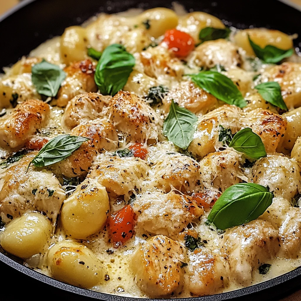 Garlic Chicken Gnocchi Skillet: A 30-Minute Wonder!