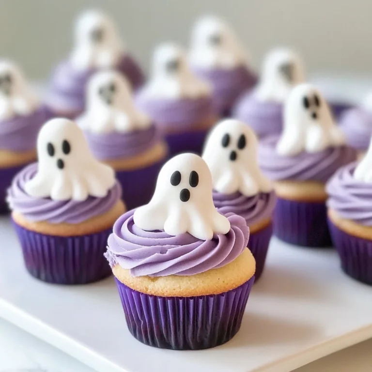 Halloween Ghost Cupcakes