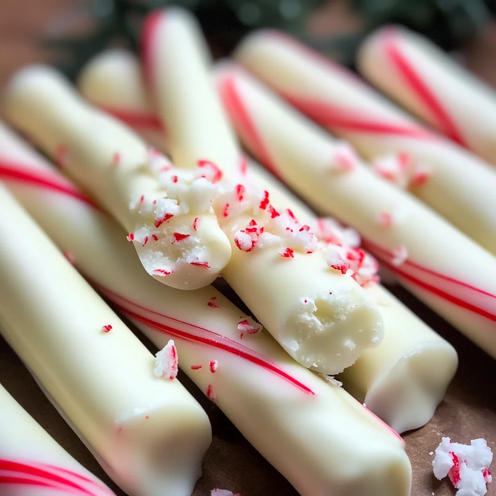 Homemade Christmas Peppermint Sticks