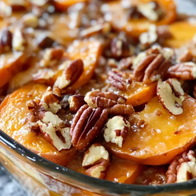 Honey Glazed Sweet Potato & Apple Casserole