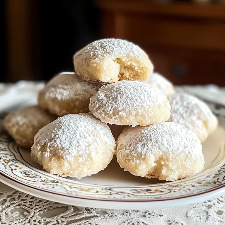Italian Butterball Cookies