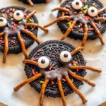 Oreo Spider Halloween Cookies