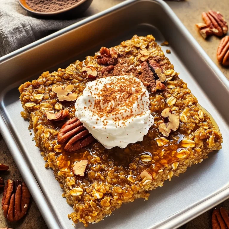 Pumpkin Baked Oatmeal