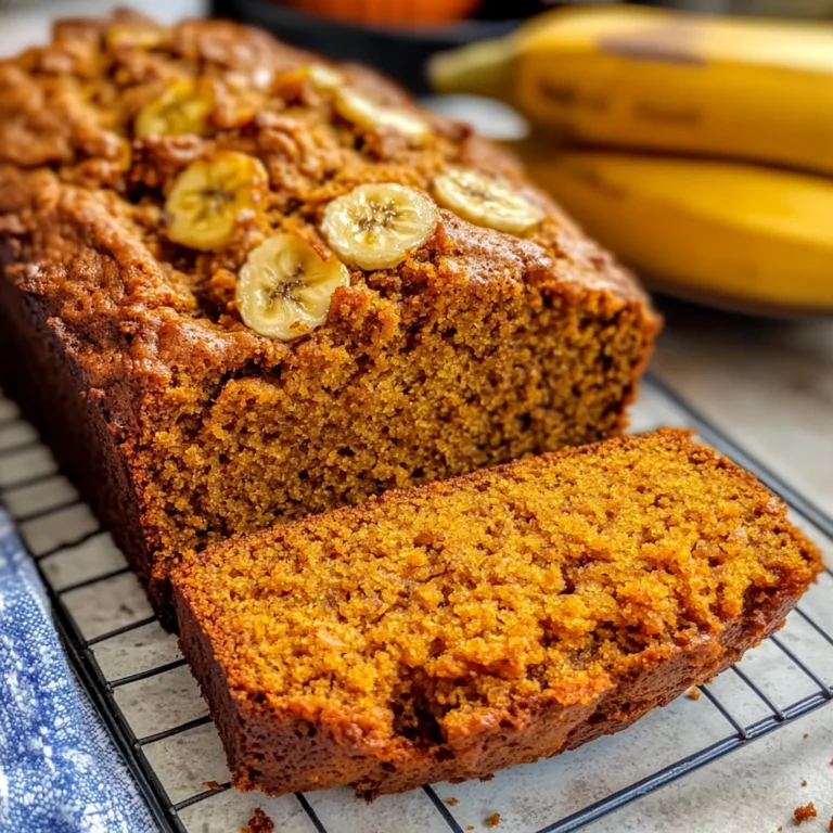 Pumpkin Banana Bread Recipe