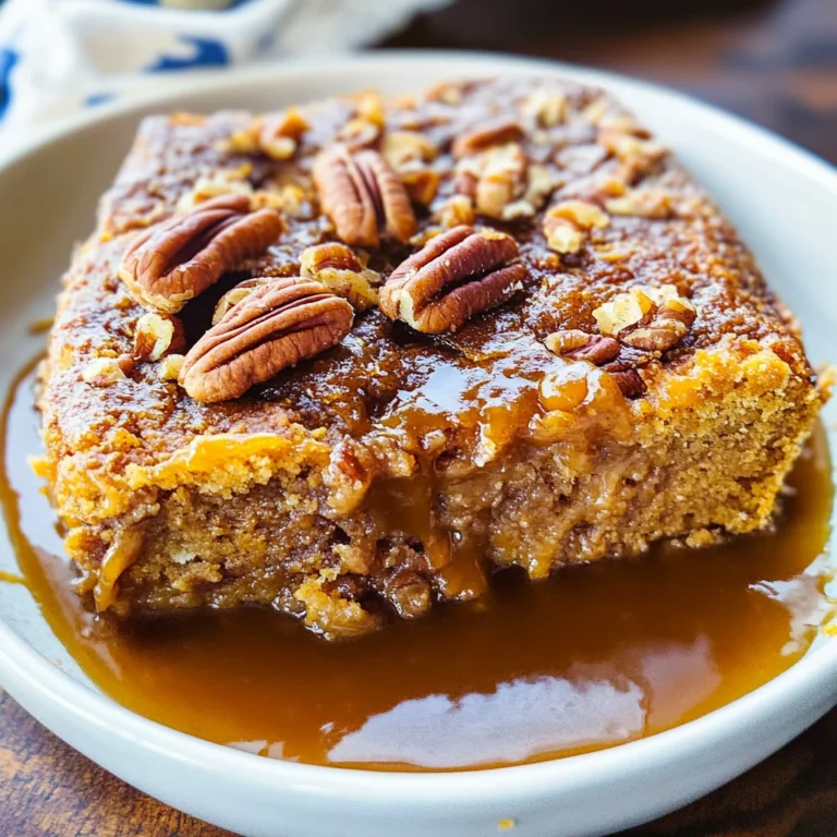 Pumpkin Pecan Cobbler