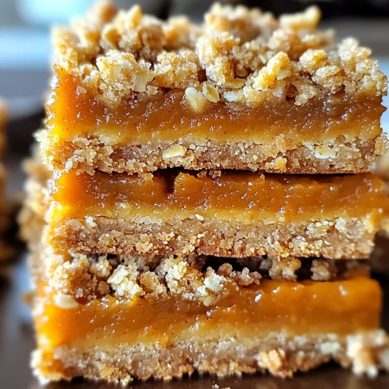 Pumpkin Pie Crumble Bars – Easy Fall Dessert Recipe