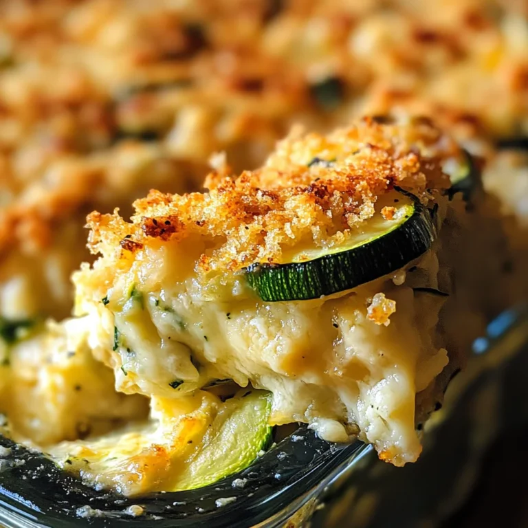 Quick Baked Zucchini Parmesan Casserole