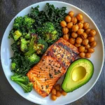 Roasted Chickpea & Salmon Power Plate