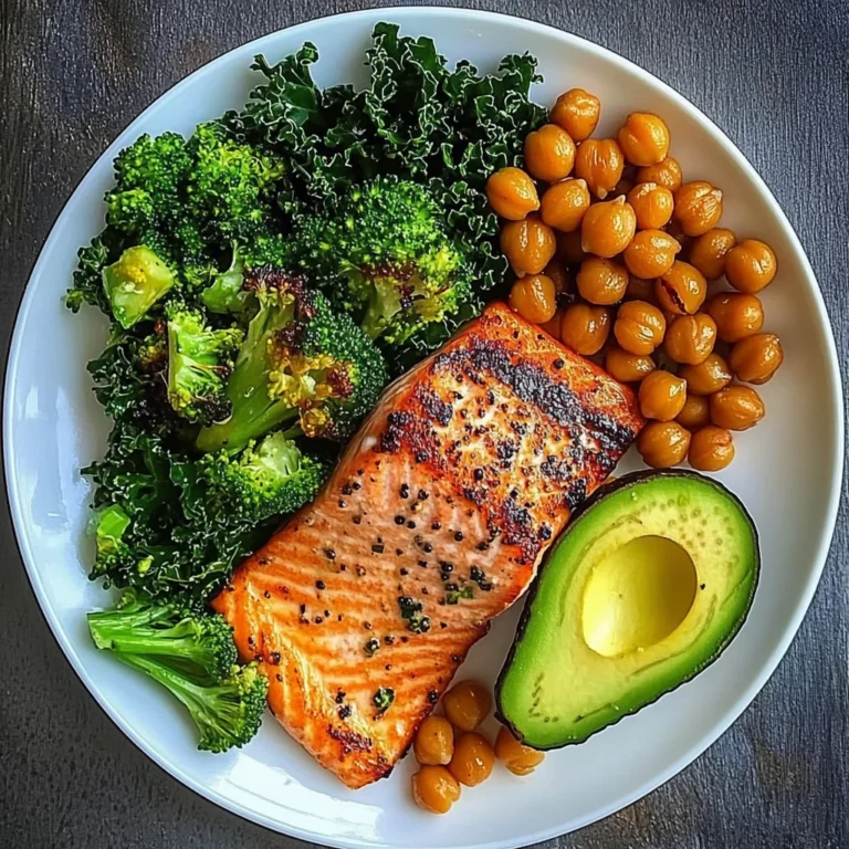 Roasted Chickpea & Salmon Power Plate
