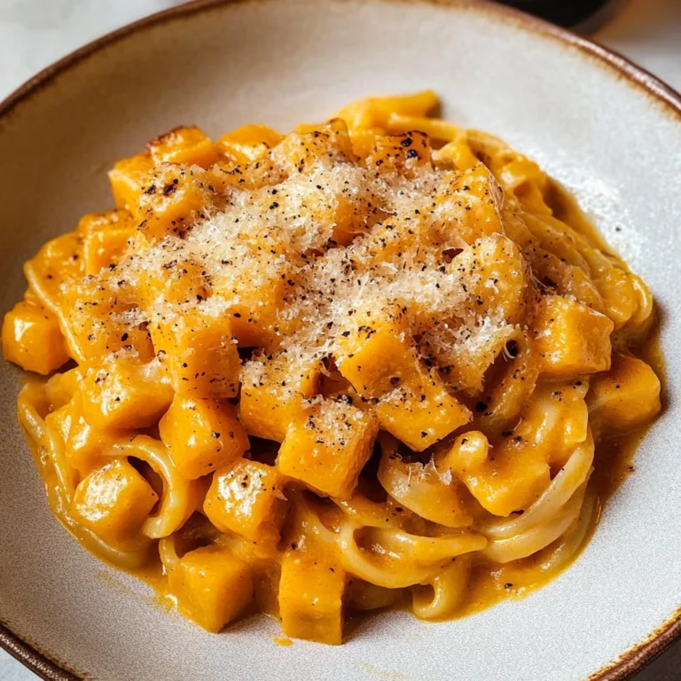 Roasted Pumpkin and Garlic Pasta
