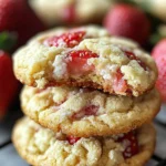 Soft Strawberry Shortcake Cookies