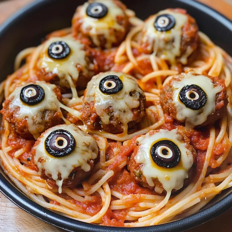 Spooky Spaghetti & Eyeballs
