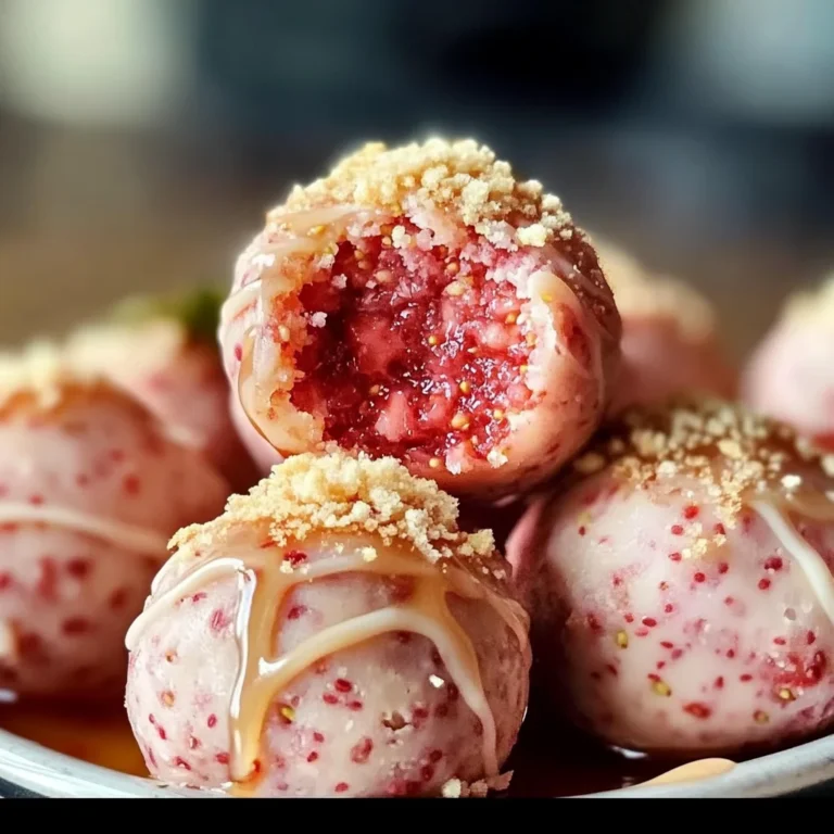 Strawberry Cheesecake Protein Balls